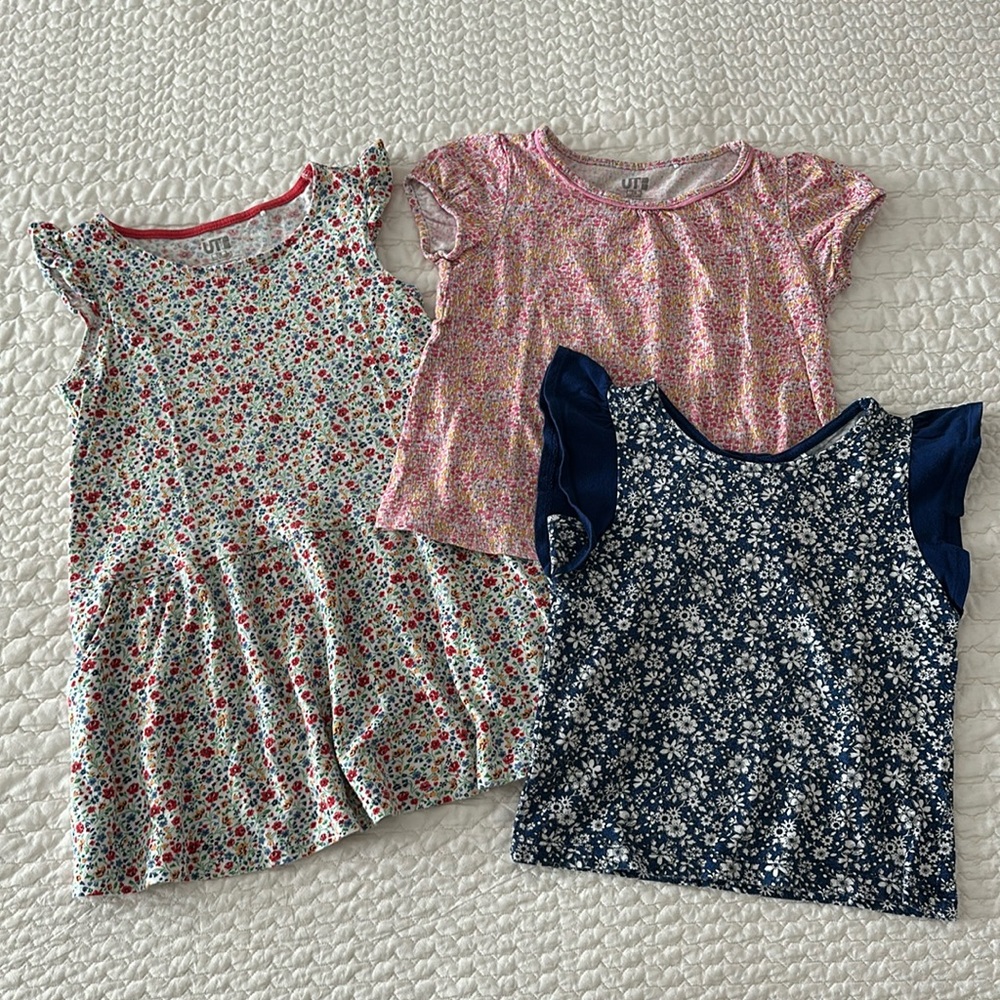 Uniqlo x Liberty London collaboration bundle / 110 4T